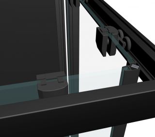 Душевая кабина Timo Premium Ilma Black ILMA-901 B 100 x 100 см